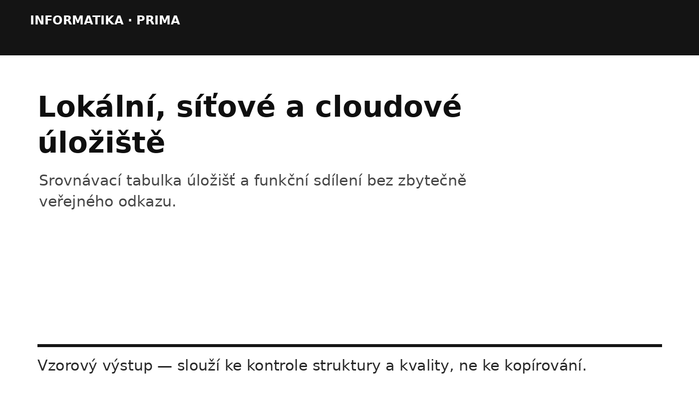 Náhled typu výsledku