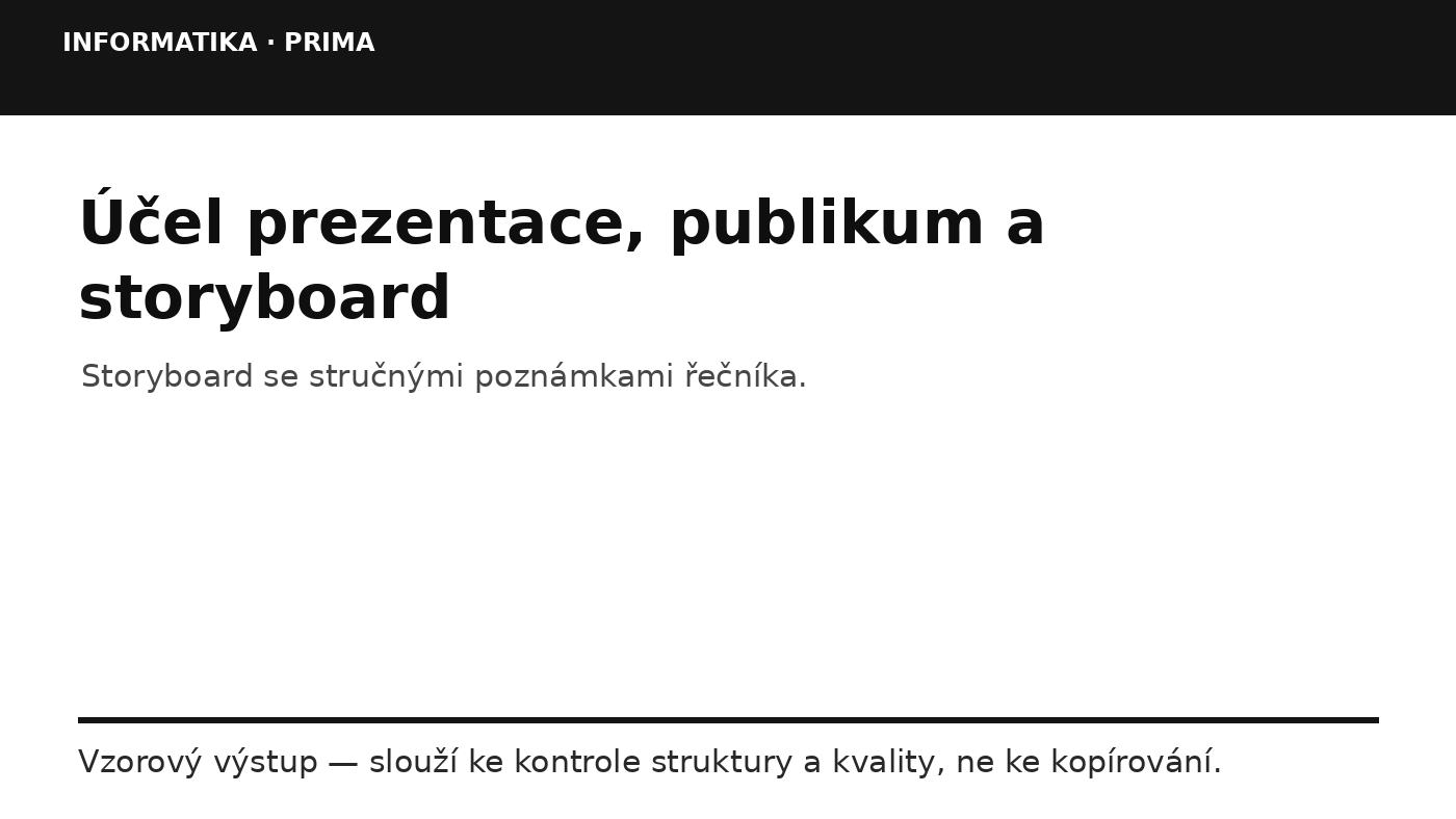 Náhled typu výsledku