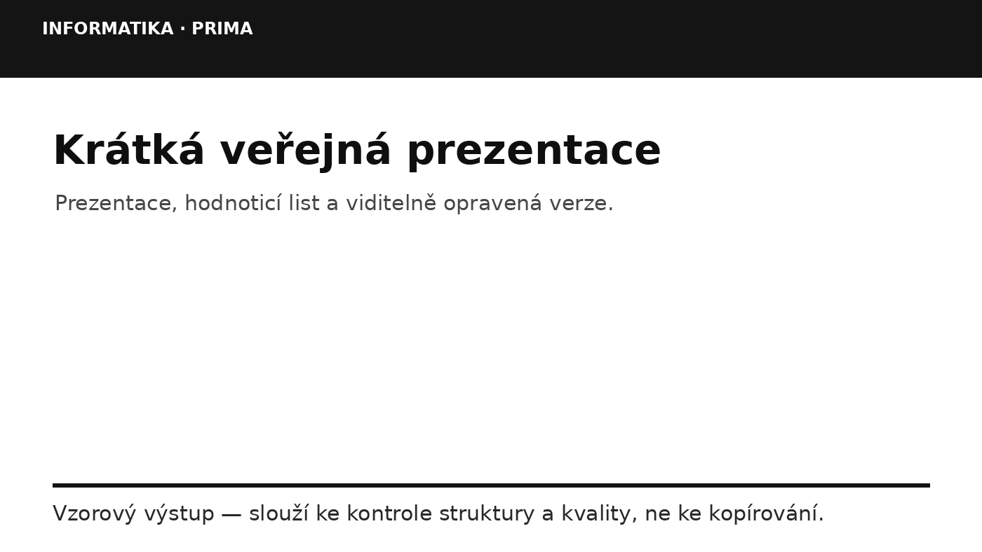 Náhled typu výsledku