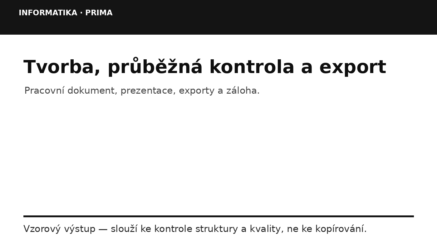 Náhled typu výsledku