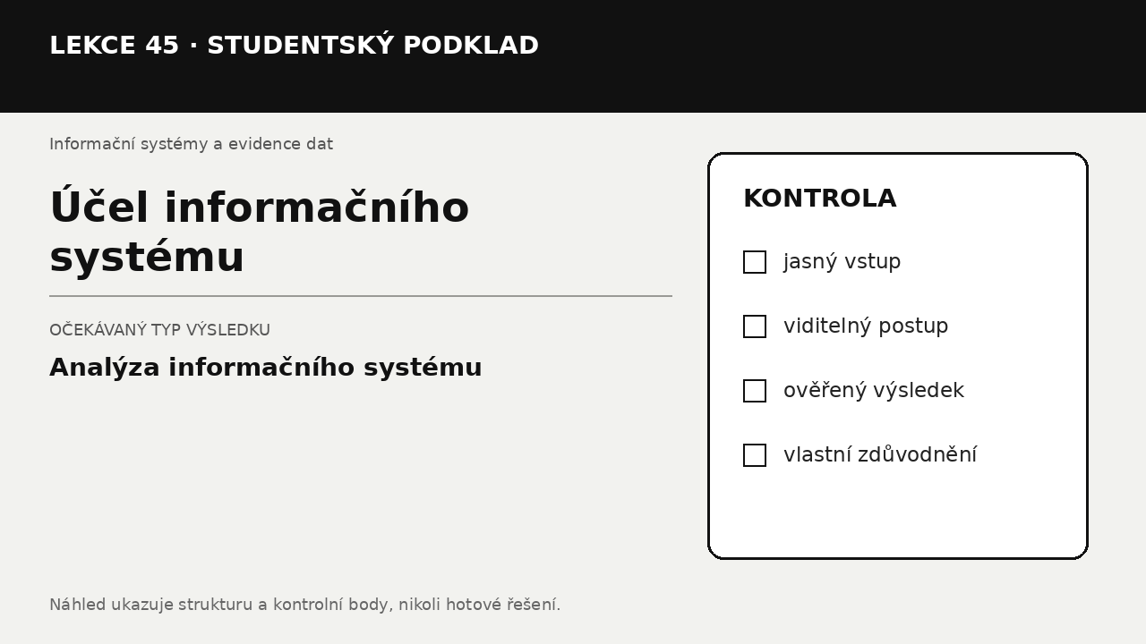 Náhled typu výsledku