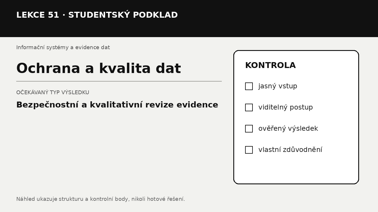 Náhled typu výsledku