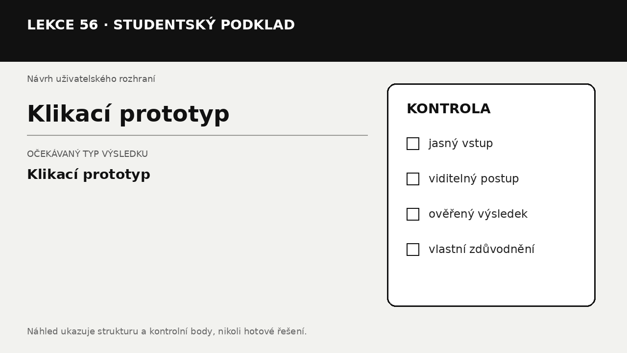 Náhled typu výsledku