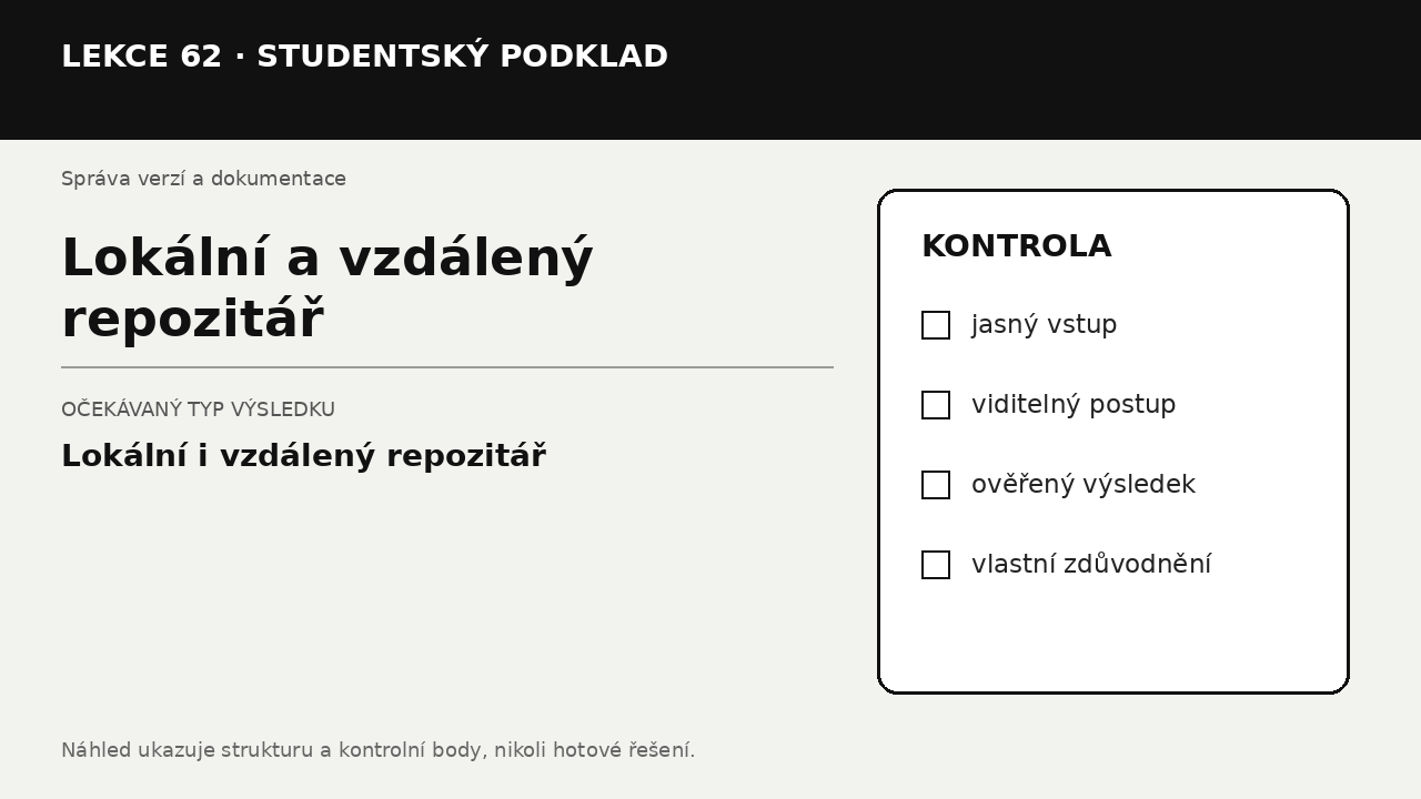 Náhled typu výsledku
