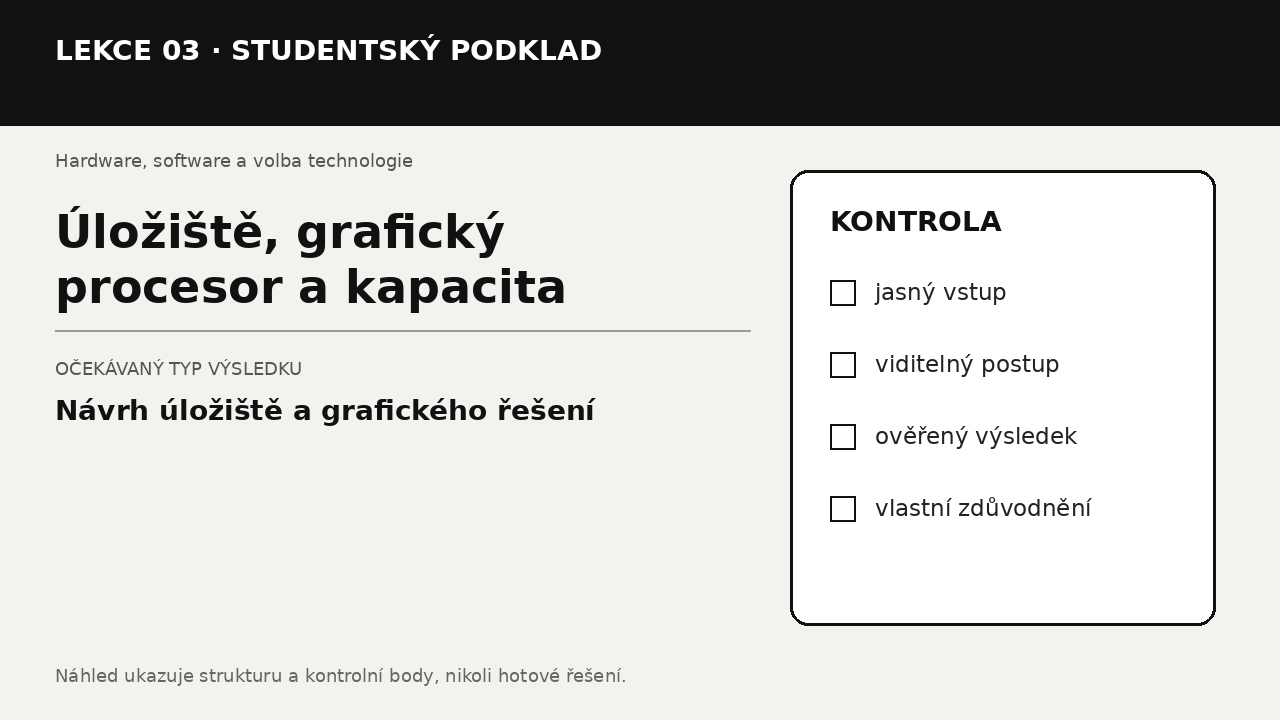 Náhled typu výsledku