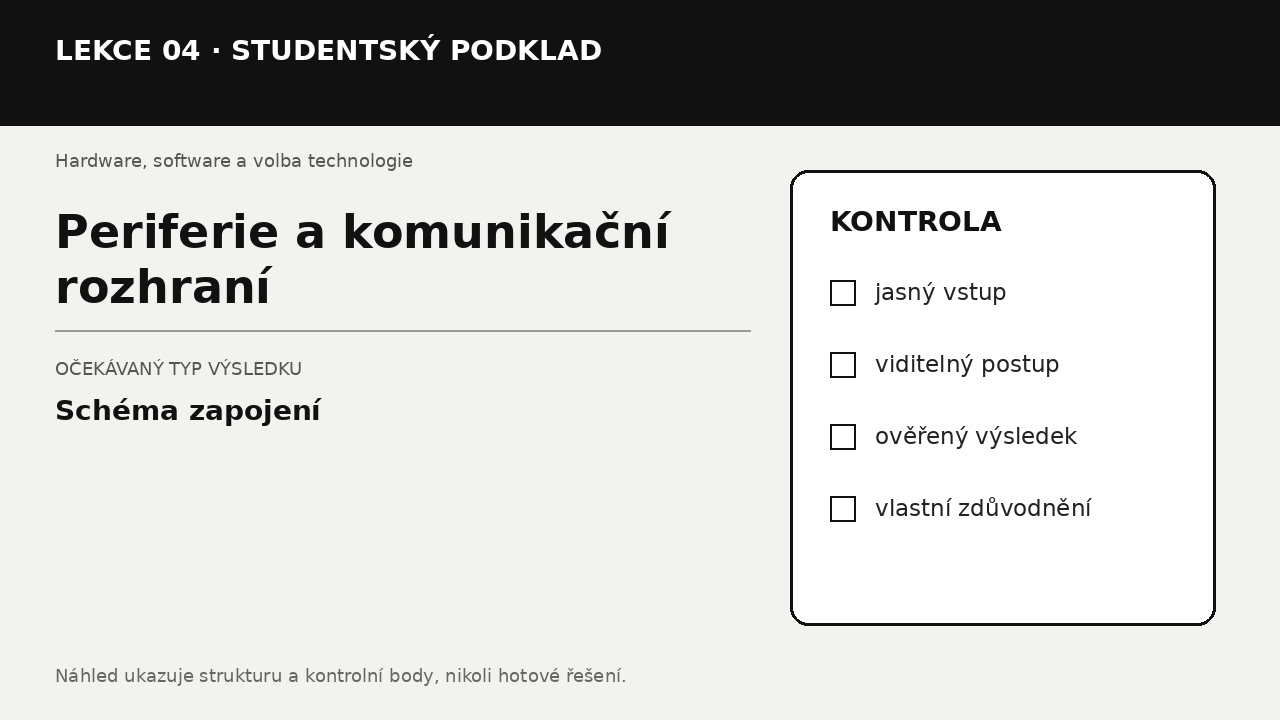 Náhled typu výsledku