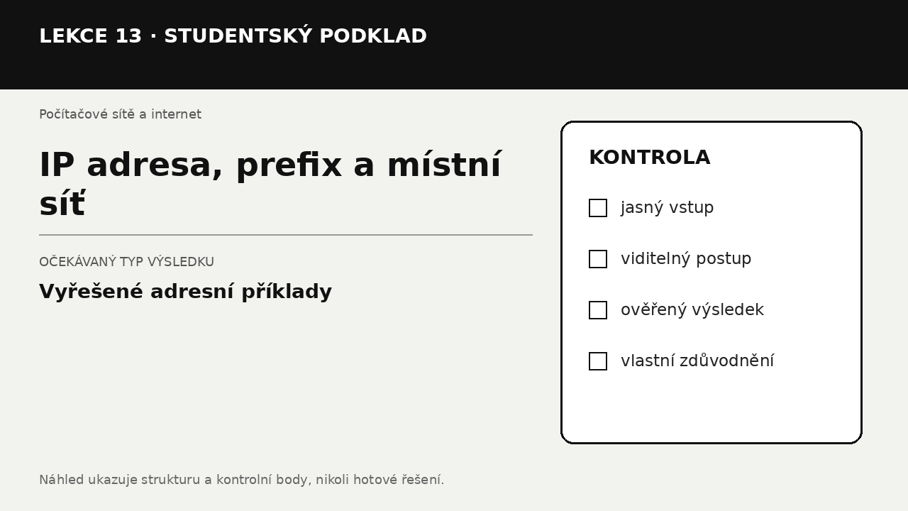 Náhled typu výsledku