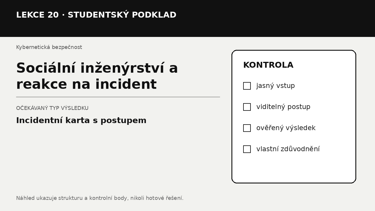 Náhled typu výsledku