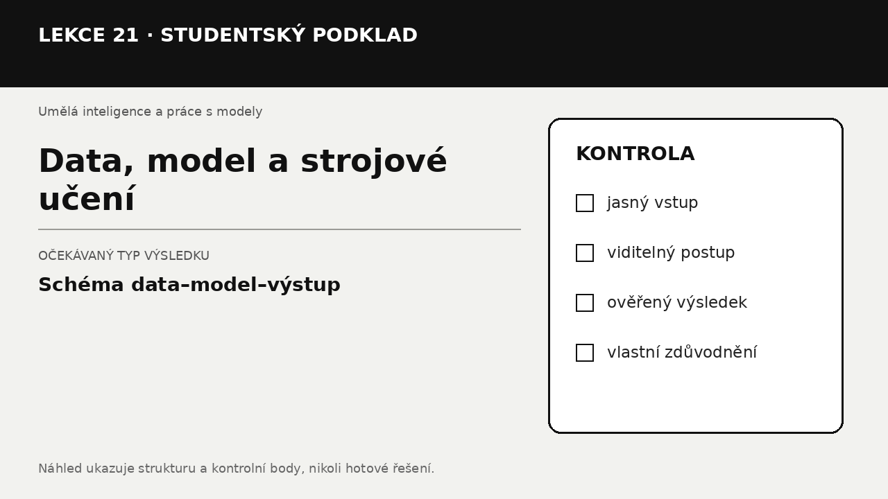 Náhled typu výsledku