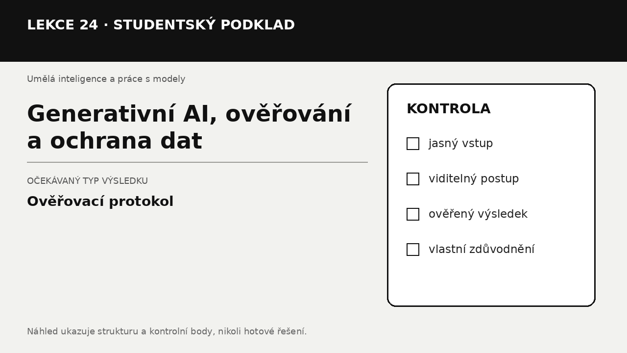 Náhled typu výsledku