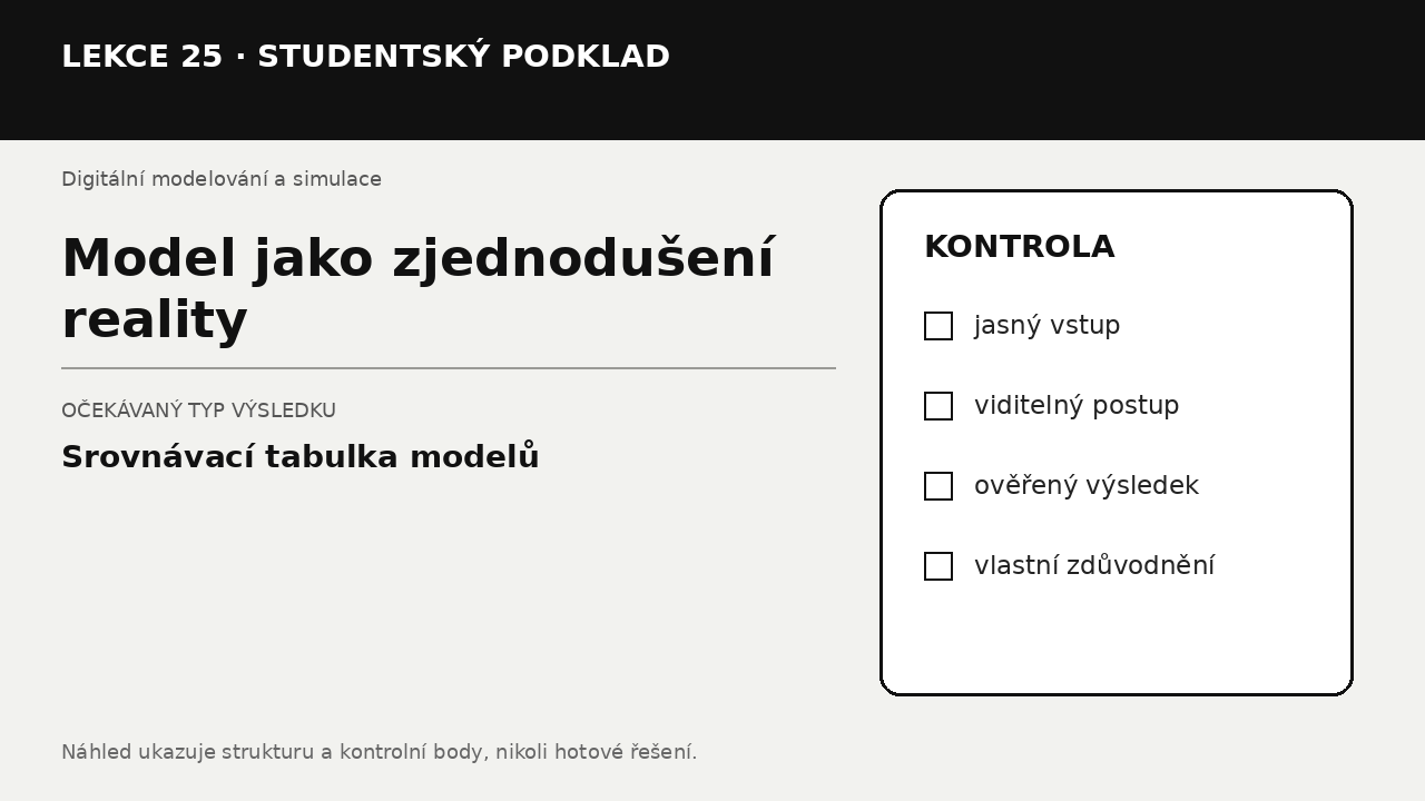 Náhled typu výsledku