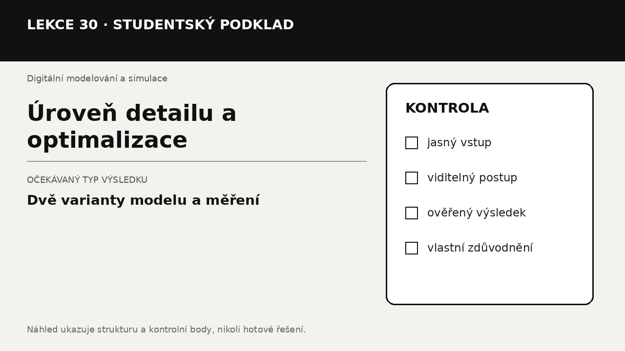 Náhled typu výsledku