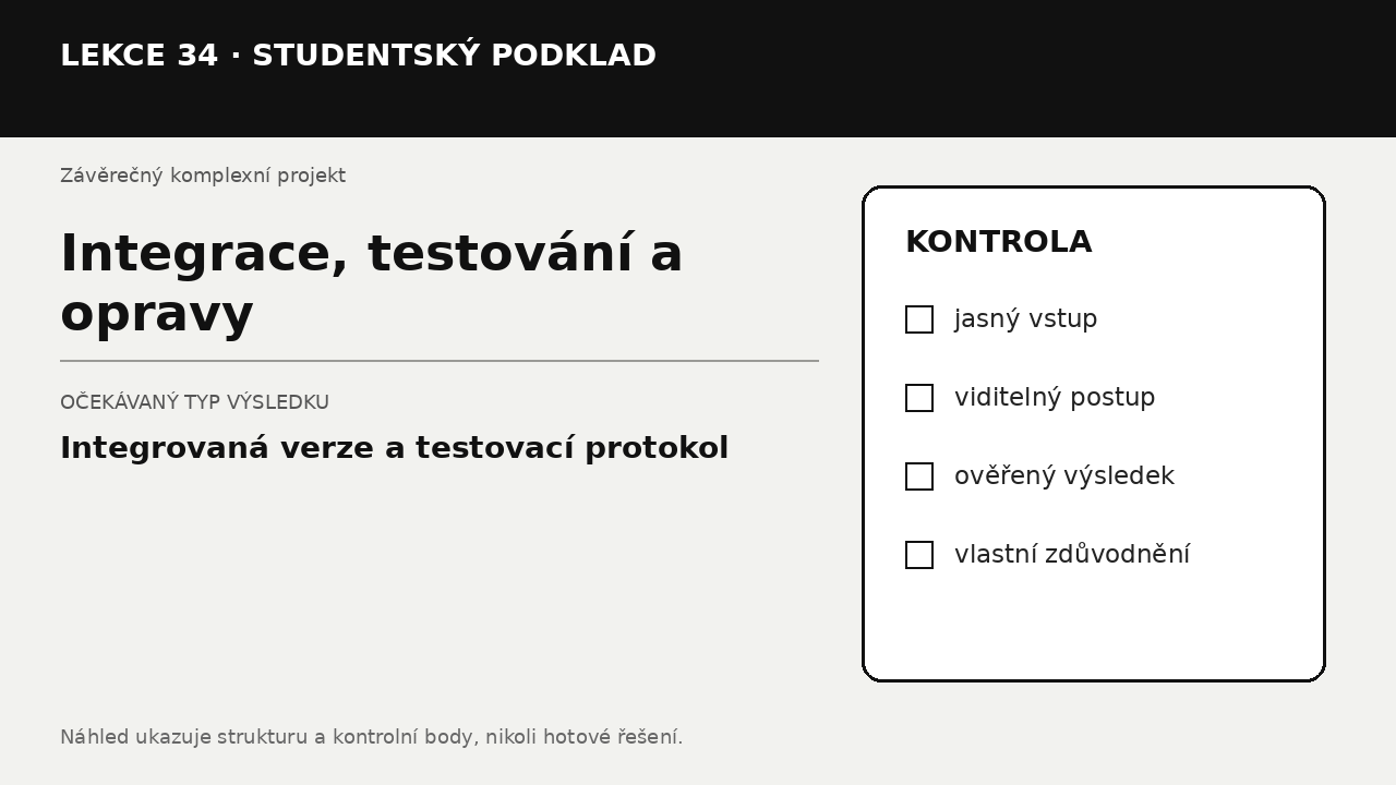 Náhled typu výsledku