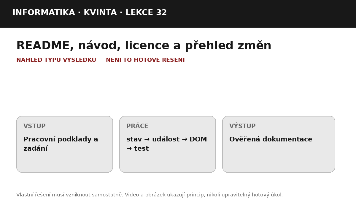 Náhled typu výsledku