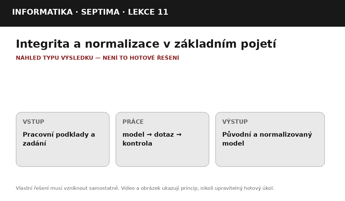 Náhled typu výsledku