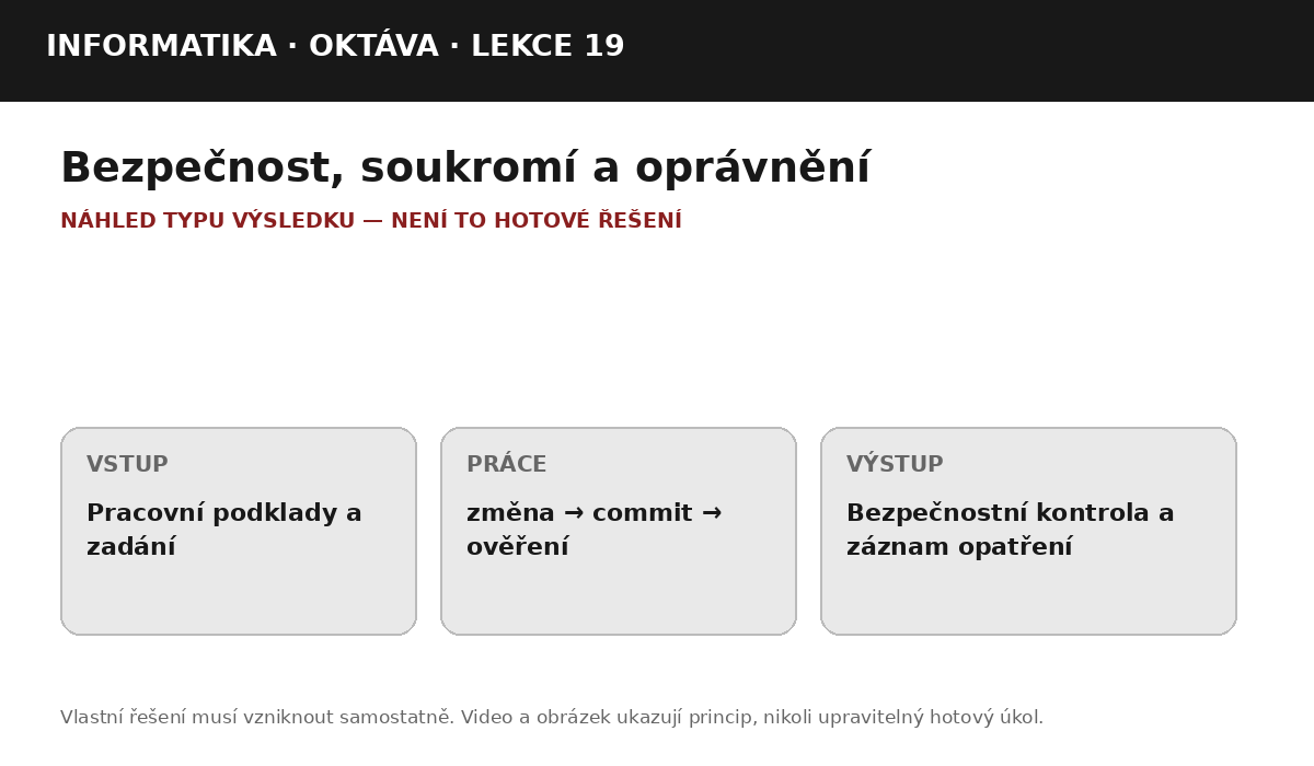 Náhled typu výsledku