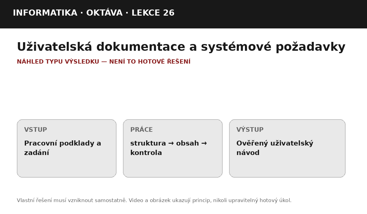 Náhled typu výsledku