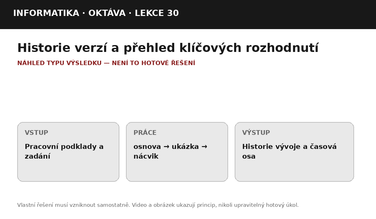 Náhled typu výsledku